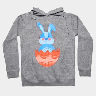 Easter bunny watercolor. Hoodie